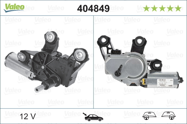 Motoras stergator 404849 VALEO pentru Vw