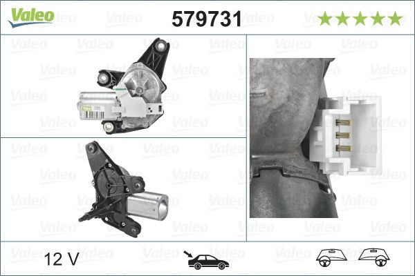 Motoras stergator 579731 VALEO pentru Renault Trafic Opel Vivaro Nissan Primastar Nissan Nv300