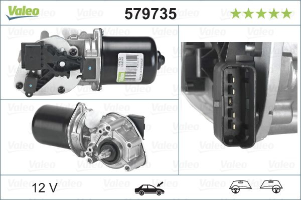 Motoras stergator # fata Renault Grand 2004 2005 2006 2007 2008 2009 2010 2011 2012 2013 2014 2015 2016 2017 2018 2019 2020 2021 2022 2023 2024 2025 # 579735 # VALEO