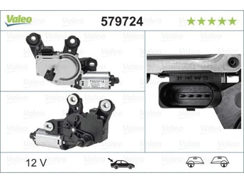 Motoras stergator luneta Porsche Cayenne (92a), 04.2010-12.2014, Porsche Cayenne (92a), 10.2014-12.2017, Spate, VALEO