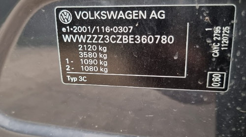 Motoras stergator Volkswagen Passat B7 2