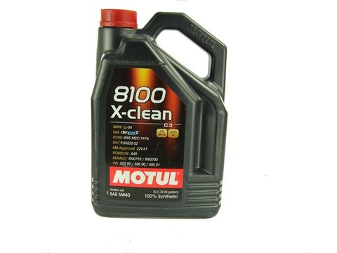 Motul 8100 x-clean c3 5w40 5L
