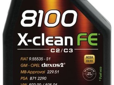 Motul 8100 x-clean fe 5w30 1l norma c2/3