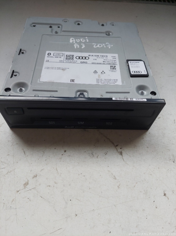 Multimedia AUDI A3 III 8V1, 8VK 2012 - >