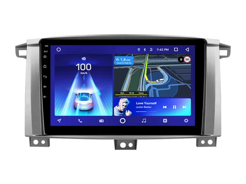 Navigatie Auto Teyes CC2 Plus Toyota Land Cruiser LC J100 2002-2007 3+32GB 9" QLED Octa-core 1.8Ghz, Android 4G Bluetooth 5.1 DSP