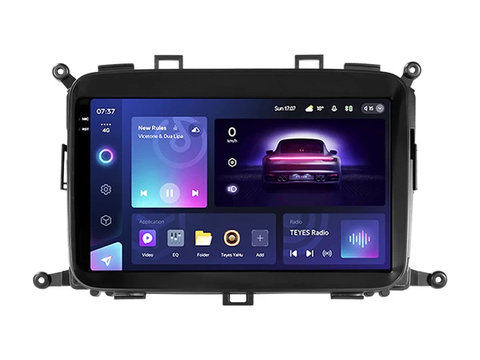 Navigatie Auto Teyes CC3 2K 360 Kia Carens 3 2013-2019 6+128GB 9.5" QLED Octa-core 2Ghz, Android 4G Bluetooth 5.1 DSP