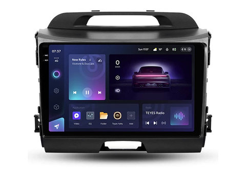 Navigatie Auto Teyes CC3 2K Kia Sportage 3 2010-2016 3+32GB 9.5" QLED Octa-core 2Ghz, Android 4G Bluetooth 5.1 DSP