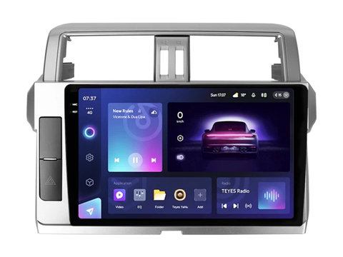 Navigatie Auto Teyes CC3 2K Toyota Land Cruiser Prado J200 2013-2017 3+32GB 10.36" QLED Octa-core 2Ghz, Android 4G Bluetooth 5.1 DSP