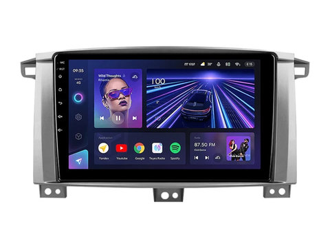 Navigatie Auto Teyes CC3 360 Toyota Land Cruiser LC J100 2002-2007 6+128GB 9" QLED Octa-core 1.8Ghz, Android 4G Bluetooth 5.1 DSP