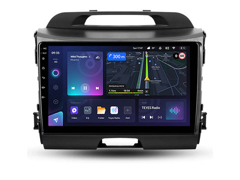 Navigatie Auto Teyes CC3L Kia Sportage 3 2010-2016 4+32GB 9" IPS Octa-core 1.6Ghz, Android 4G Bluetooth 5.1 DSP