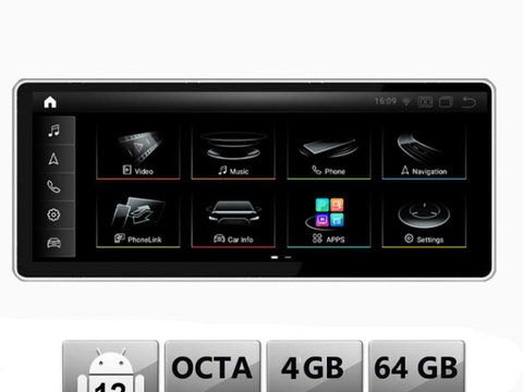 Navigatie dedicata Audi A6 C6 MMI3G 2009-2010 Android Octa Core 4+64 10.25" 1920x720
