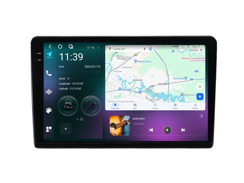 Navigatie dedicata cu Android Alfa Romeo Giulietta 2014 - 2020, 12GB RAM, Radio GPS Dual Zone, Display 2K QLED 9.5" Touchscreen, Internet Wi-Fi si slot SIM 4G, Bluetooth, MirrorLink, USB, Waze