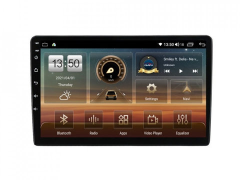 Navigatie dedicata cu Android Alfa Romeo Giulietta 2014 - 2020, 4GB RAM, Radio GPS Dual Zone, Display HD IPS 9" Touchscreen, Internet Wi-Fi si slot SIM 4G, Bluetooth, MirrorLink, USB, Waze