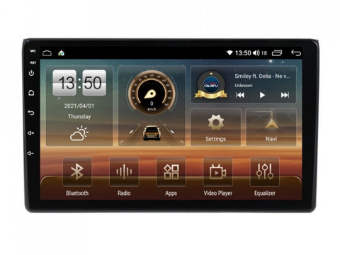 Navigatie dedicata cu Android Audi A4 (B6, B7) 2000 - 2008, 4GB RAM, Radio GPS Dual Zone, Display HD IPS 9" Touchscreen, Internet Wi-Fi si slot SIM 4G, Bluetooth, MirrorLink, USB, Waze