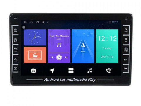 Navigatie dedicata cu Android Audi A4 (B6, B7) 2000 - 2008, 1GB RAM, Radio GPS Dual Zone, Display HD IPS 8" Touchscreen, Internet Wi-Fi, Bluetooth, MirrorLink, USB, Waze