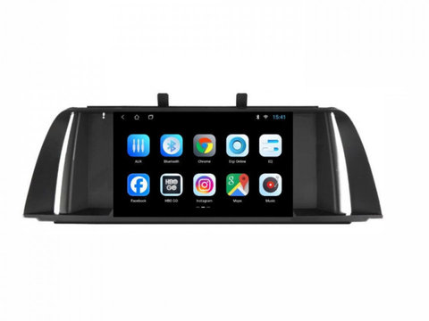 Navigatie dedicata cu Android BMW Seria 5 (F10) 2009 - 2012, 1GB RAM, Radio GPS Dual Zone, Display HD IPS 9" Touchscreen, Internet Wi-Fi, Bluetooth, MirrorLink, USB, Waze