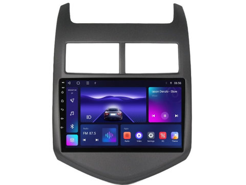 Navigatie dedicata cu Android Chevrolet Aveo 2011 - 2014, 3GB RAM, Radio GPS Dual Zone, Display HD IPS 9" Touchscreen, Internet Wi-Fi si slot SIM 4G, Bluetooth, MirrorLink, USB, Waze