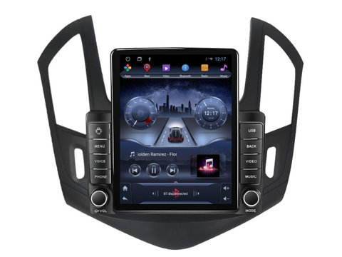 Navigatie dedicata cu Android Chevrolet Cruze 2013 - 2015, 2GB RAM, Radio GPS Dual Zone, Touchscreen IPS 9.7" HD tip Tesla, Internet Wi-Fi, Bluetooth, MirrorLink, USB, Waze