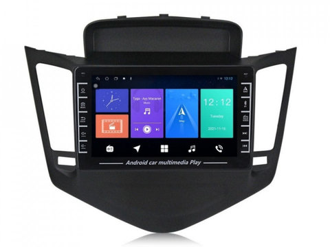 Navigatie dedicata cu Android Chevrolet Cruze 2008 - 2013, 1GB RAM, Radio GPS Dual Zone, Display HD IPS 8" Touchscreen, Internet Wi-Fi, Bluetooth, MirrorLink, USB, Waze