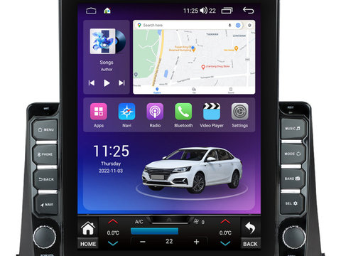 Navigatie dedicata cu Android Citroen Berlingo dupa 2018, 4GB RAM, Radio GPS Dual Zone, Touchscreen IPS 9.7" HD tip Tesla, Internet Wi-Fi si slot SIM 4G, Bluetooth, MirrorLink, USB, Waze