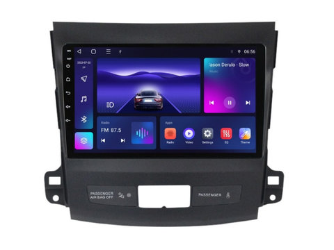 Navigatie dedicata cu Android Citroen C-Crosser 2007 - 2012, 3GB RAM, Radio GPS Dual Zone, Display HD IPS 9" Touchscreen, Internet Wi-Fi si slot SIM 4G, Bluetooth, MirrorLink, USB, Waze
