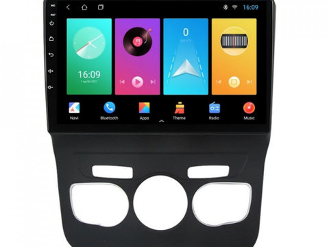 Navigatie dedicata cu Android Citroen C4 II 2009 - 2018, clima automata, 1GB RAM, Radio GPS Dual Zone, Display HD IPS 10" Touchscreen, Internet Wi-Fi, Bluetooth, MirrorLink, USB, Waze