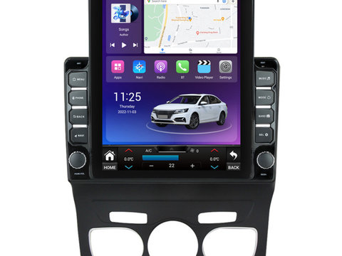 Navigatie dedicata cu Android Citroen C4 II 2009 - 2018, 4GB RAM, Radio GPS Dual Zone, Touchscreen IPS 9.7" HD tip Tesla, Internet Wi-Fi si slot SIM 4G, Bluetooth, MirrorLink, USB, Waze