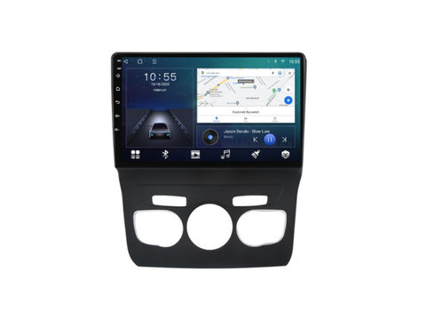 Navigatie dedicata cu Android Citroen C4 II 2009 - 2018, clima automata, 2GB RAM, Radio GPS Dual Zone, Display HD IPS 10" Touchscreen, Internet Wi-Fi si slot SIM 4G, Bluetooth, MirrorLink, USB, Waze