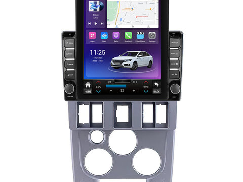 Navigatie dedicata cu Android Dacia Logan I 2004 - 2008, 4GB RAM, Radio GPS Dual Zone, Touchscreen IPS 9.7" HD tip Tesla, Internet Wi-Fi si slot SIM 4G, Bluetooth, MirrorLink, USB, Waze