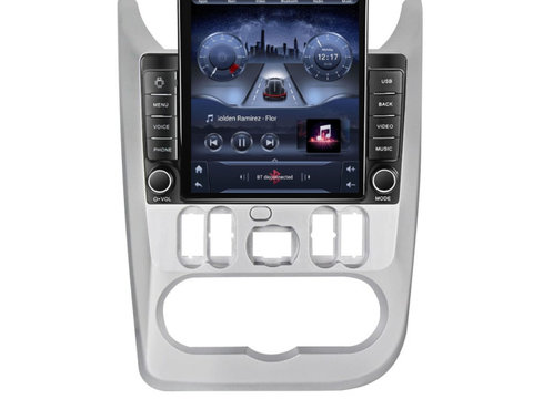 Navigatie dedicata cu Android Dacia Logan I 2008 - 2013, 2GB RAM, Radio GPS Dual Zone, Touchscreen IPS 9.7" HD tip Tesla, Internet Wi-Fi, Bluetooth, MirrorLink, USB, Waze