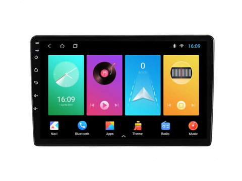 Navigatie dedicata cu Android Dacia Spring dupa 2020, 1GB RAM, Radio GPS Dual Zone, Display HD IPS 9" Touchscreen, Internet Wi-Fi, Bluetooth, MirrorLink, USB, Waze