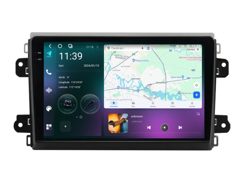 Navigatie dedicata cu Android Fiat Ducato dupa 2022, 12GB RAM, Radio GPS Dual Zone, Display 2K QLED 9.5" Touchscreen, Internet Wi-Fi si slot SIM 4G, Bluetooth, MirrorLink, USB, Waze