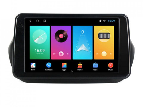 Navigatie dedicata cu Android Fiat Qubo 2008 - 2019, 1GB RAM, Radio GPS Dual Zone, Display HD IPS 9" Touchscreen, Internet Wi-Fi, Bluetooth, MirrorLink, USB, Waze