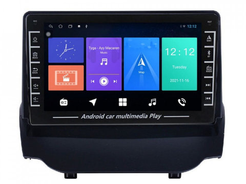 Navigatie dedicata cu Android Ford Ecosport 2012 - 2018, 1GB RAM, Radio GPS Dual Zone, Display HD IPS 8" Touchscreen, Internet Wi-Fi, Bluetooth, MirrorLink, USB, Waze