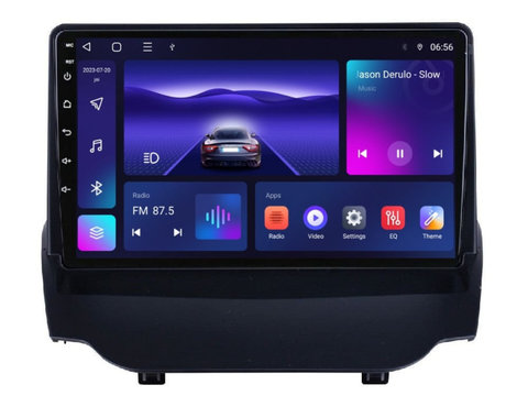 Navigatie dedicata cu Android Ford Ecosport 2012 - 2018, 3GB RAM, Radio GPS Dual Zone, Display HD IPS 9" Touchscreen, Internet Wi-Fi si slot SIM 4G, Bluetooth, MirrorLink, USB, Waze