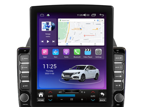 Navigatie dedicata cu Android Ford Ecosport dupa 2018, 4GB RAM, Radio GPS Dual Zone, Touchscreen IPS 9.7" HD tip Tesla, Internet Wi-Fi si slot SIM 4G, Bluetooth, MirrorLink, USB, Waze