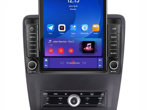 Navigatie dedicata cu Android Ford Mustang 2009 - 2014, 1GB RAM, Radio GPS Dual Zone, Touchscreen IPS 9.7" HD tip Tesla, Internet Wi-Fi, Bluetooth, MirrorLink, USB, Waze