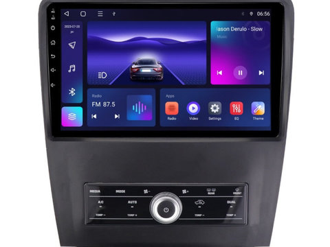 Navigatie dedicata cu Android Ford Mustang 2009 - 2014, 3GB RAM, Radio GPS Dual Zone, Display HD IPS 10" Touchscreen, Internet Wi-Fi si slot SIM 4G, Bluetooth, MirrorLink, USB, Waze