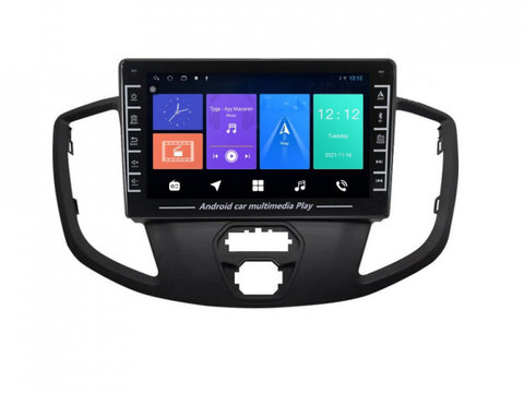 Navigatie dedicata cu Android Ford Transit 2014 - 2020, 1GB RAM, Radio GPS Dual Zone, Display HD IPS 8" Touchscreen, Internet Wi-Fi, Bluetooth, MirrorLink, USB, Waze