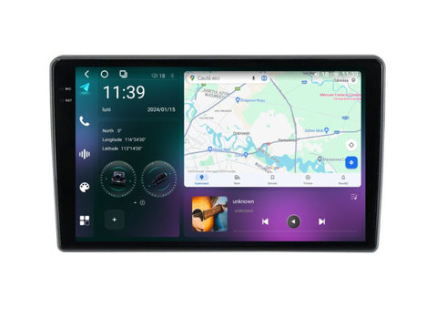 Navigatie dedicata cu Android Ford Transit dupa 2020, 12GB RAM, Radio GPS Dual Zone, Display 2K QLED 10.36" Touchscreen, Internet Wi-Fi si slot SIM 4G, Bluetooth, MirrorLink, USB, Waze