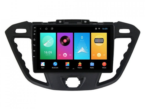 Navigatie dedicata cu Android Ford Transit / Tourneo Custom 2012 - 2018, 1GB RAM, Radio GPS Dual Zone, Display HD IPS 9" Touchscreen, Internet Wi-Fi, Bluetooth, MirrorLink, USB, Waze
