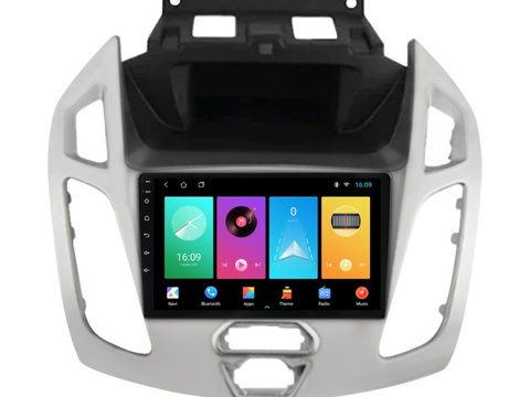 Navigatie dedicata cu Android Ford Transit / Tourneo Connect 2013 - 2018, 1GB RAM, Radio GPS Dual Zone, Display HD IPS 9" Touchscreen, Internet Wi-Fi, Bluetooth, MirrorLink, USB, Waze