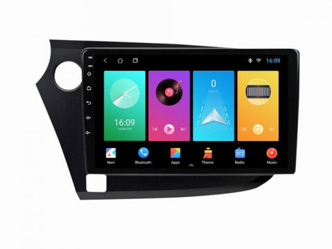 Navigatie dedicata cu Android Honda Insight 2009 - 2014 , 1GB RAM, Radio GPS Dual Zone, Display HD IPS 9" Touchscreen, Internet Wi-Fi, Bluetooth, MirrorLink, USB, Waze