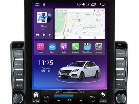 Navigatie dedicata cu Android Hyundai i40 2012 - 2020, 4GB RAM, Radio GPS Dual Zone, Touchscreen IPS 9.7" HD tip Tesla, Internet Wi-Fi si slot SIM 4G, Bluetooth, MirrorLink, USB, Waze