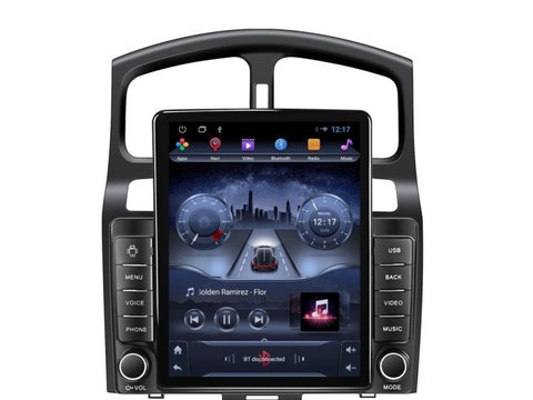 Navigatie dedicata cu Android Hyundai Santa Fe I 2000 - 2006, 2GB RAM, Radio GPS Dual Zone, Touchscreen IPS 9.7" HD tip Tesla, Internet Wi-Fi, Bluetooth, MirrorLink, USB, Waze