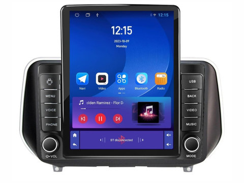 Navigatie dedicata cu Android Hyundai Santa Fe IV dupa 2018, 1GB RAM, Radio GPS Dual Zone, Touchscreen IPS 9.7" HD tip Tesla, Internet Wi-Fi, Bluetooth, MirrorLink, USB, Waze