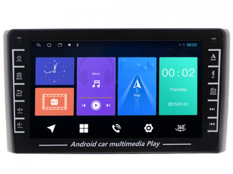 Navigatie dedicata cu Android Iveco Daily 2006 - 2014, 1GB RAM, Radio GPS Dual Zone, Display HD IPS 8" Touchscreen, Internet Wi-Fi, Bluetooth, MirrorLink, USB, Waze