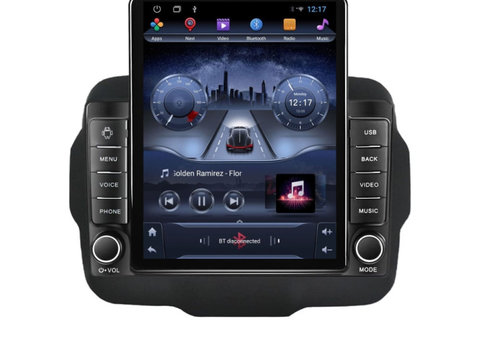 Navigatie dedicata cu Android Jeep Renegade dupa 2014, 2GB RAM, Radio GPS Dual Zone, Touchscreen IPS 9.7" HD tip Tesla, Internet Wi-Fi, Bluetooth, MirrorLink, USB, Waze