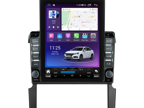 Navigatie dedicata cu Android KIA Sorento I 2006 - 2009, 4GB RAM, Radio GPS Dual Zone, Touchscreen IPS 9.7" HD tip Tesla, Internet Wi-Fi si slot SIM 4G, Bluetooth, MirrorLink, USB, Waze