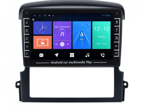 Navigatie dedicata cu Android KIA Sorento I 2006 - 2009, 1GB RAM, Radio GPS Dual Zone, Display HD IPS 8" Touchscreen, Internet Wi-Fi, Bluetooth, MirrorLink, USB, Waze